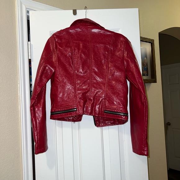 Red Leather Jacket - Picture 3 of 5